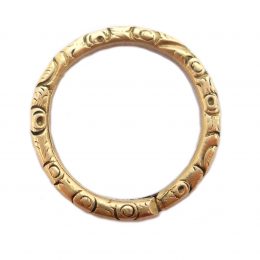 Antique 15ct gold split ring