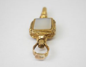 Antique 19th century gold cased watch key