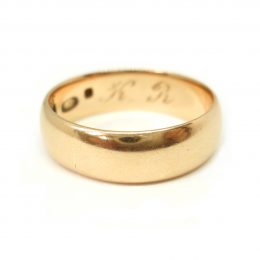 Imperial Russian 14ct gold wedding band