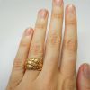 Antique Victorian 18ct gold keeper ring, circa 1900