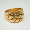 Antique Victorian 18ct gold keeper ring, circa 1900