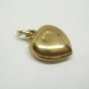 Antique 9ct gold puffy heart charm