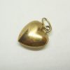 Tiny vintage 9ct gold puffy heart charm