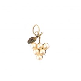 Tiny bunch of grapes charm